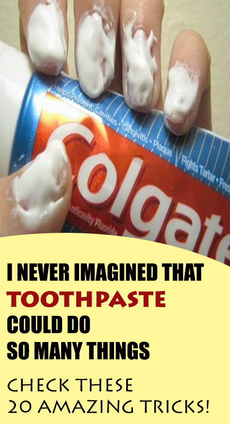 Did you know that toothpaste can help you do so much more than just cleaning your teeth?